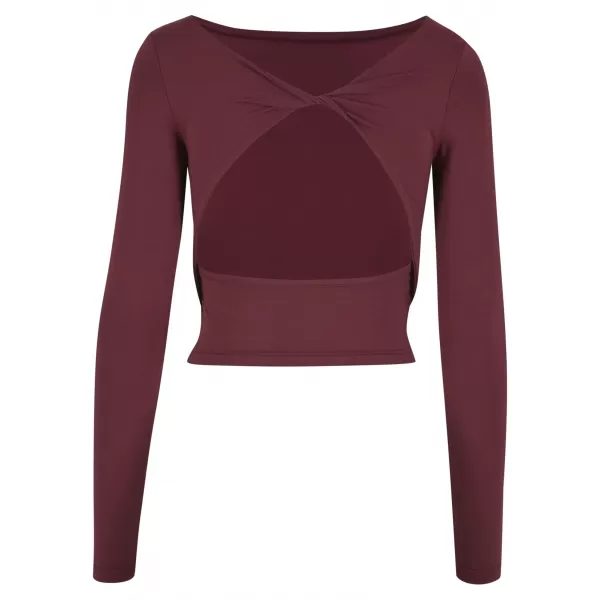  Dámské triko URBAN CLASSICS TB7721 CHERRY 