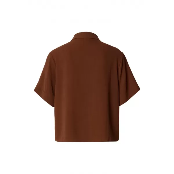  Dámská košile URBAN CLASSICS TB8283-21859 CINNAMON BROWN 
