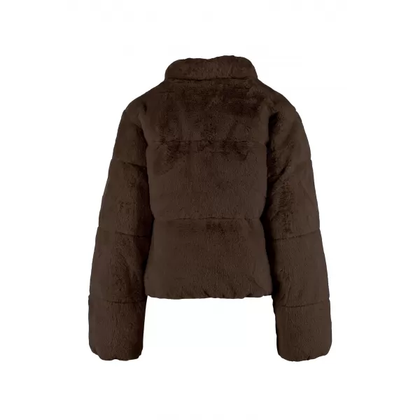  Dámská prošívaná bunda URBAN CLASSICS TB7935-00075 BROWN 