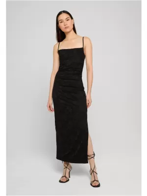 Dámské šaty URBAN CLASSICS TB8346-00007 BLACK