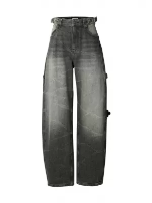 Dámské kalhoty URBAN CLASSICS TB8140 BLACK WASHED