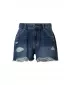 Dámské kraťasy URBAN CLASSICS TB8193 MID DEEP BLUE WASHED