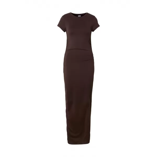 Dámské šaty URBAN CLASSICS TB8149 BROWN 