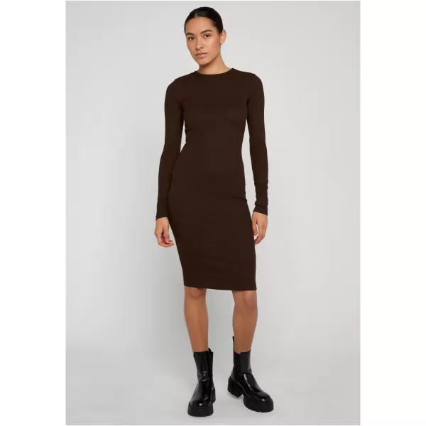  Dámské šaty URBAN CLASSICS TB1340 BROWN 