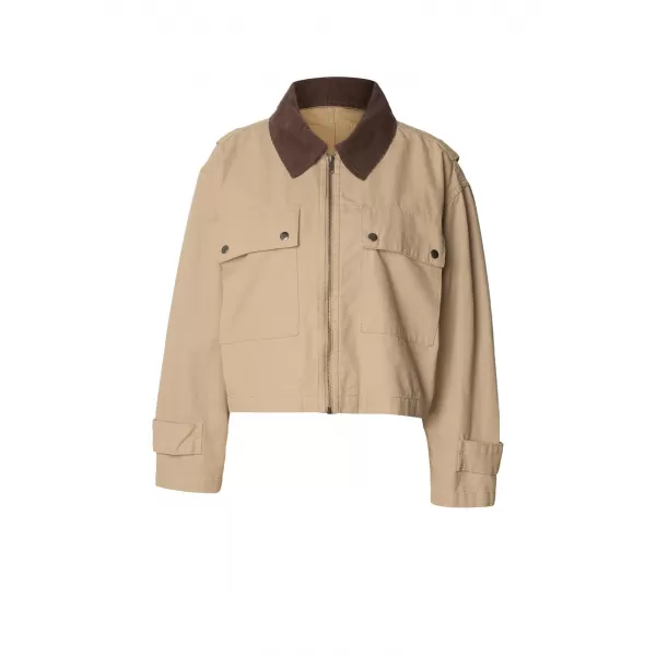  Dámská bunda URBAN CLASSICS TB7726 UNION BEIGE 