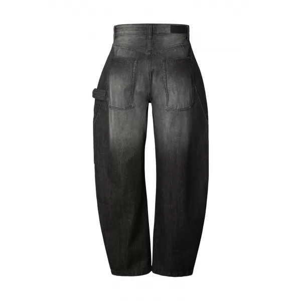  Pánské kalhoty URBAN CLASSICS TB8057 MID DEEP GREY MARBLE WASHED 