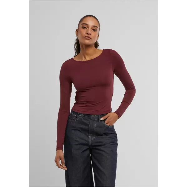  Dámské triko URBAN CLASSICS TB7721 CHERRY 