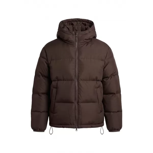  Pánská prošívaná bunda URBAN CLASSICS TB8703-21219 WARM BROWN 