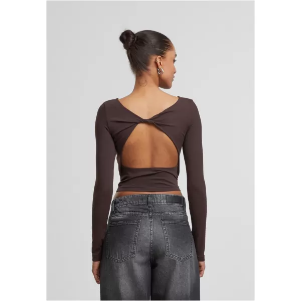  Dámské triko URBAN CLASSICS TB7721 WARM/BROWN 