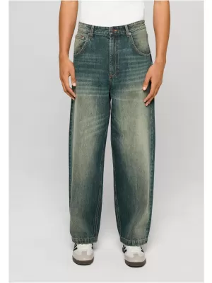 Pánské kalhoty URBAN CLASSICS TB8055 MID BLUE DIRTY WASHED