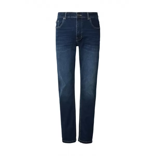  Pánské kalhoty URBAN CLASSICS TB8456 MID DEEP BLUE WASHED 