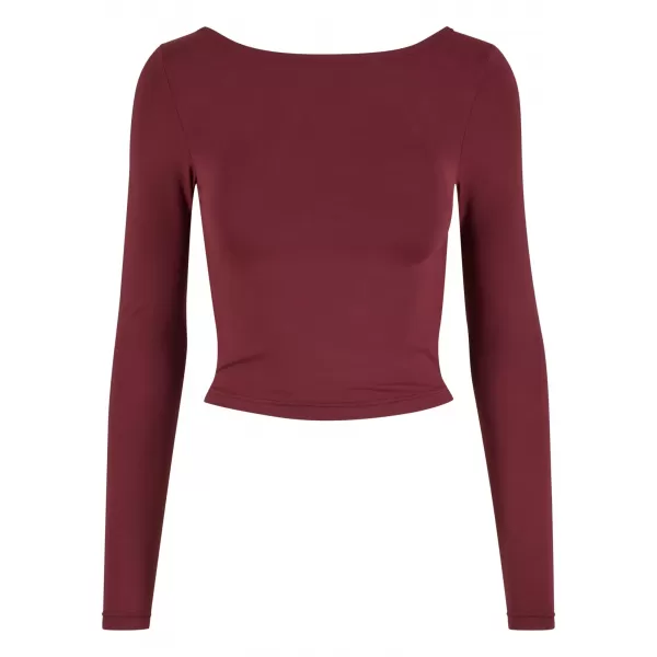  Dámské triko URBAN CLASSICS TB7721 CHERRY 