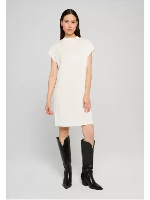 Dámské šaty URBAN CLASSICS TB2598 OFF WHITE