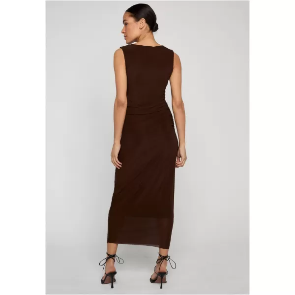  Dámské šaty URBAN CLASSICS TB8183 BROWN 