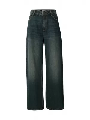 Dámské kalhoty URBAN CLASSICS TB8141 DEEP MID BLUE DIRTY WASHED