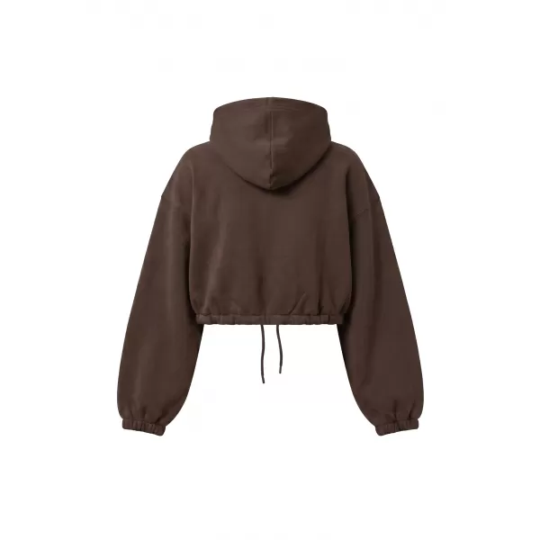 Dámská mikina URBAN CLASSICS TB8635-14274 CHOCOLATE BROWN 