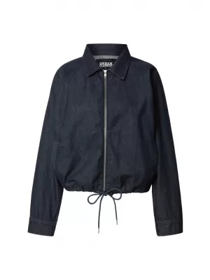 Dámská bunda URBAN CLASSICS TB8295 BLUE RINSED WASHED