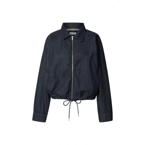  Dámská bunda URBAN CLASSICS TB8295 BLUE RINSED WASHED 