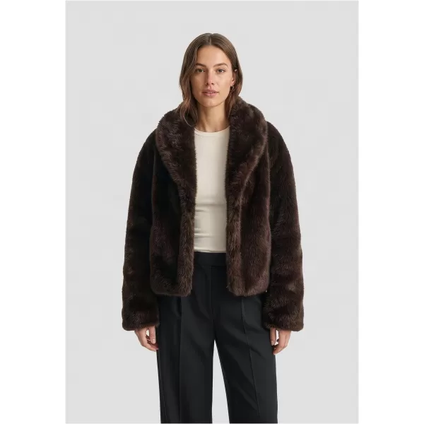  Dámská kožešinová bunda URBAN CLASSICS TB8120-00075 BROWN 