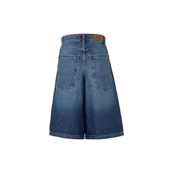  Dámské kalhoty URBAN CLASSICS TB8192 MID DEEP BLUE WASHED 