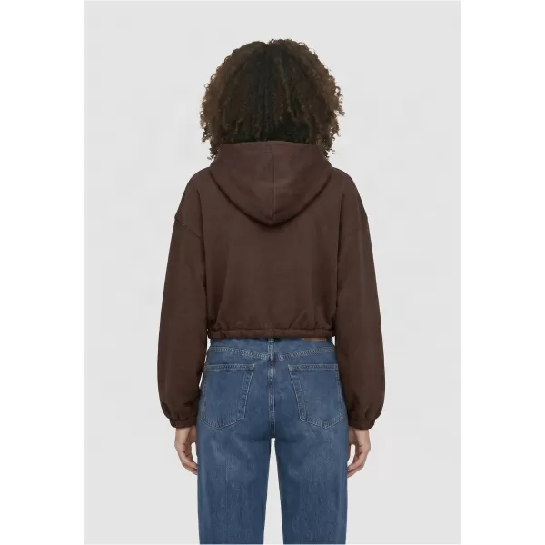  Dámská mikina URBAN CLASSICS TB8635-14274 CHOCOLATE BROWN 
