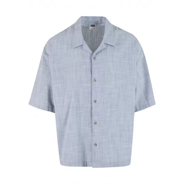  Pánská košile URBAN CLASSICS TB7562 LIGHTBLUE/WHITE 