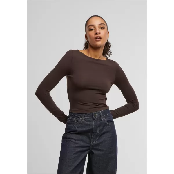  Dámské triko URBAN CLASSICS TB7721 WARM/BROWN 