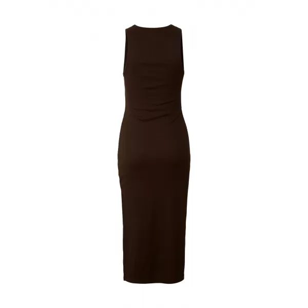  Dámské šaty URBAN CLASSICS TB8276 BROWN 