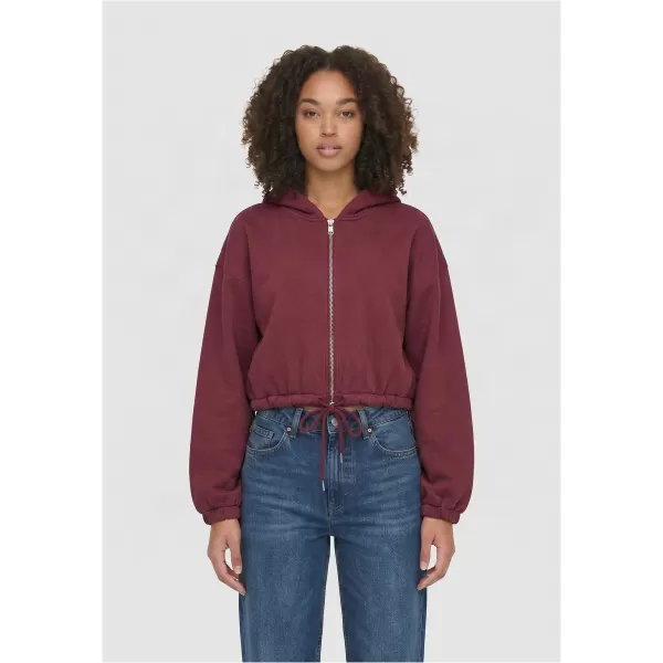  Dámská mikina URBAN CLASSICS TB8635-00606 BURGUNDY 