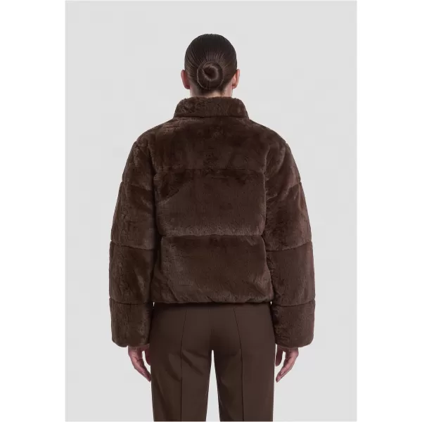  Dámská prošívaná bunda URBAN CLASSICS TB7935-00075 BROWN 