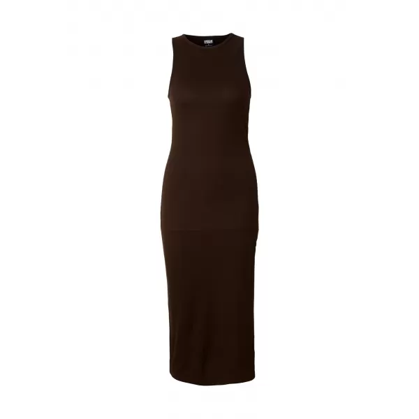  Dámské šaty URBAN CLASSICS TB8276 BROWN 