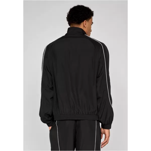  Pánská tepláková bunda URBAN CLASSICS TB8044-00007 BLACK 