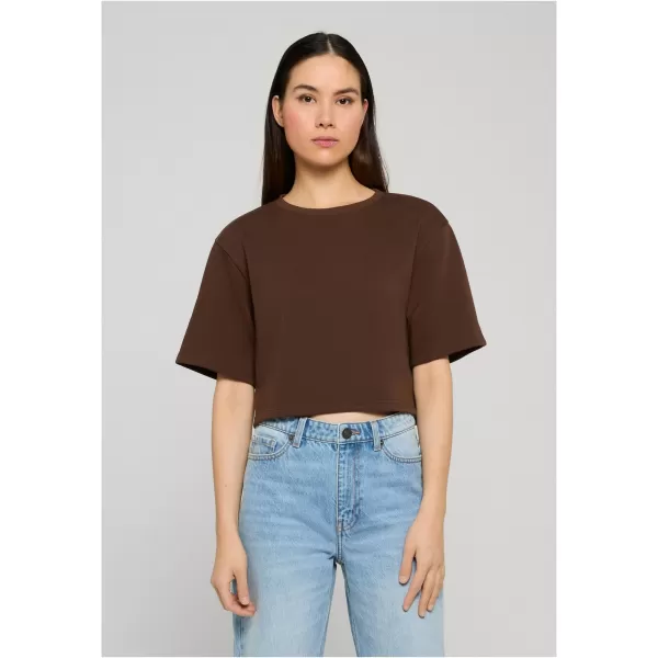  Dámské triko URBAN CLASSICS TB8288 BROWN 