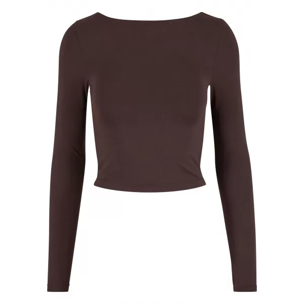  Dámské triko URBAN CLASSICS TB7721 WARM/BROWN 