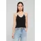 Dámský top URBAN CLASSICS TB8352A-20671 BLACK/OFF WHITE