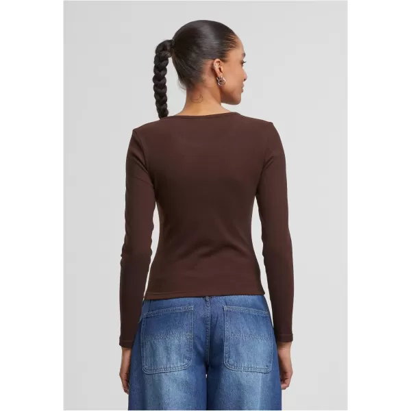  Dámské triko URBAN CLASSICS TB7786 WARM/BROWN 