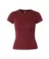Dámské tričko URBAN CLASSICS TB8569-22408 DARK BRICK RED