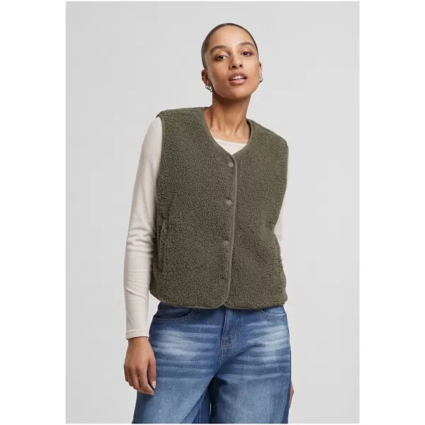  Dámská vesta URBAN CLASSICS TB8011 PALE OLIVE 