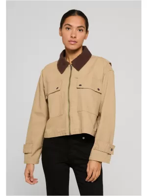 Dámská bunda URBAN CLASSICS TB7726 UNION BEIGE