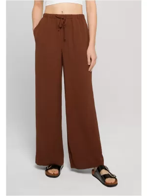 Dámské kalhoty URBAN CLASSICS TB7500-21859 CINNAMON BROWN