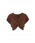 Dámský top URBAN CLASSICS TB8277-21859 CINNAMON BROWN