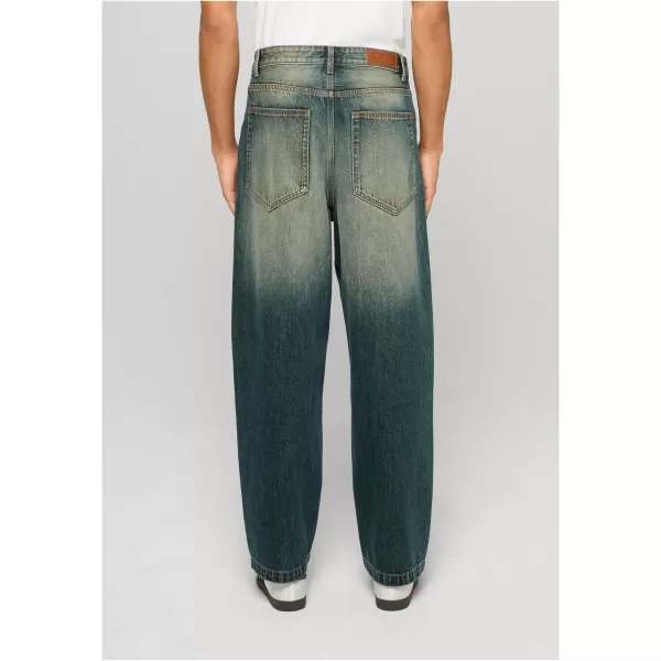  Pánské kalhoty URBAN CLASSICS TB8055 MID BLUE DIRTY WASHED 