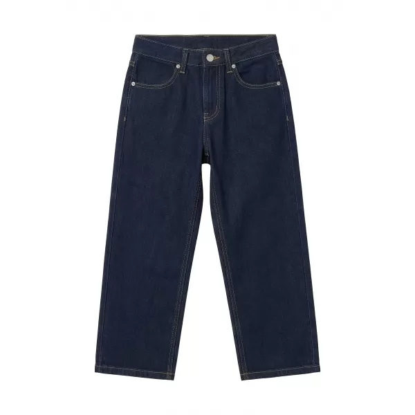  Chlapecké džíny URBAN CLASSICS UCK4461-23074 BLUE RINSED WASHED 