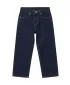Chlapecké džíny URBAN CLASSICS UCK4461-23074 BLUE RINSED WASHED