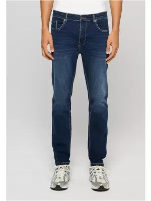 Pánské kalhoty URBAN CLASSICS TB8456 MID DEEP BLUE WASHED