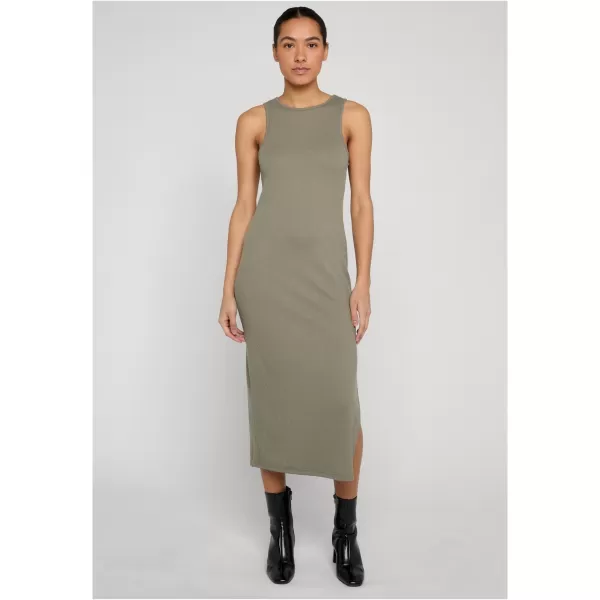  Dámské šaty URBAN CLASSICS TB8276 PALE OLIVE 