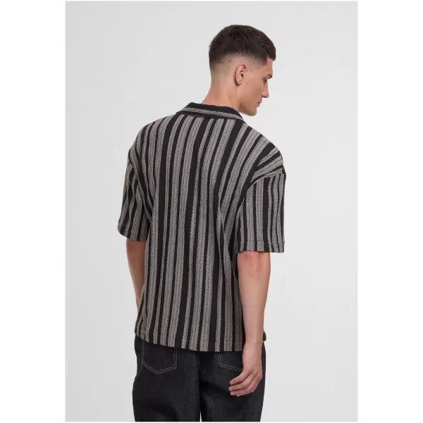  Pánská košile URBAN CLASSICS TB8216-00826 BLACK/WHITE 