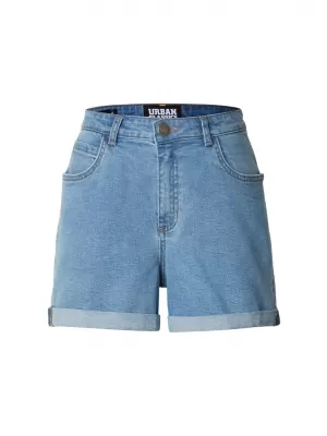 Dámské kraťasy URBAN CLASSICS TB8371 LIGHT BLUE WASHED