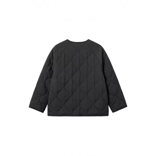  Dívčí prošívaná bunda URBAN CLASSICS UCK7175-00007 BLACK 