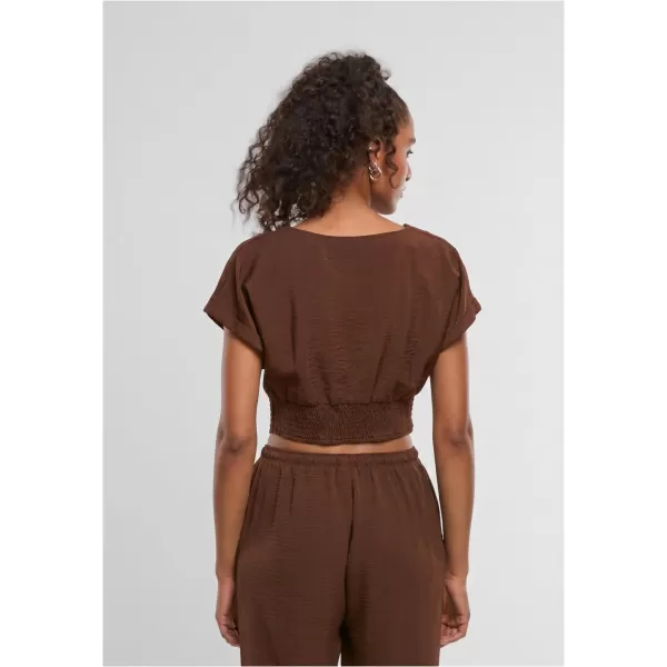  Dámský top URBAN CLASSICS TB8277-21859 CINNAMON BROWN 